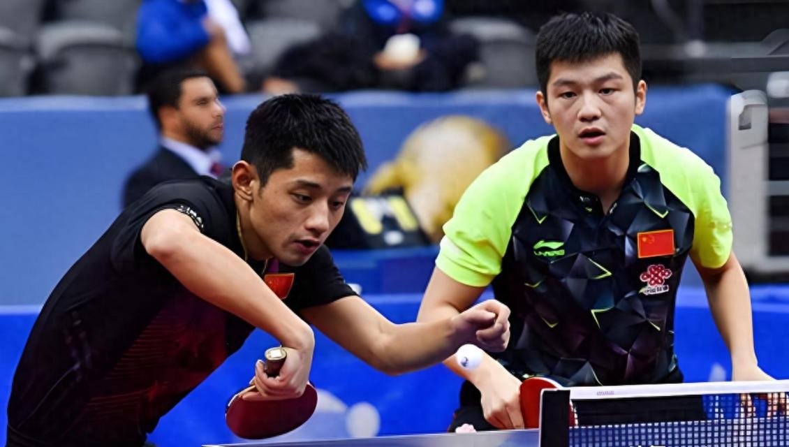 关于中国队鏖战法国队，张继科扛起全队的信息